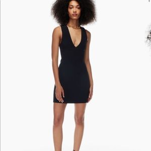 Aritzia deep v dress